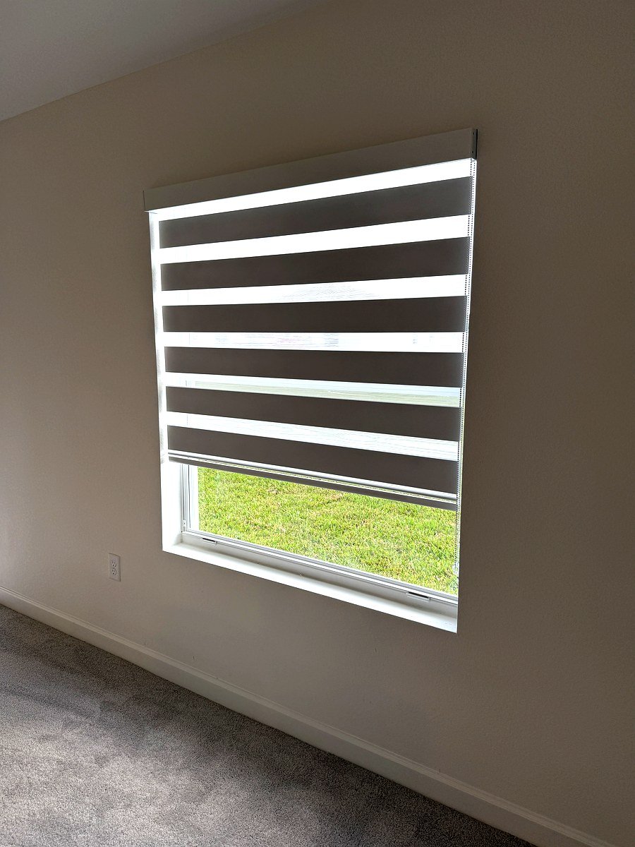 Zebra blind detail by SOL BLINDS